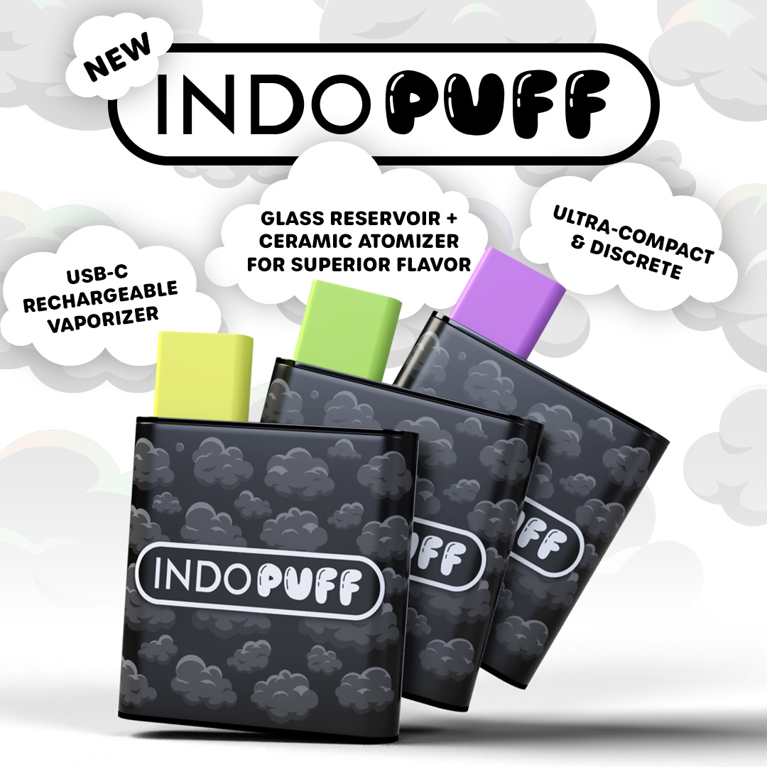 Puff, puff, but don't pass on this new all-in-one vape device loaded with cannabis goodness for the ultimate in convenience and ease of use. The  #indopuff is now available in #lasvegas #nevada.