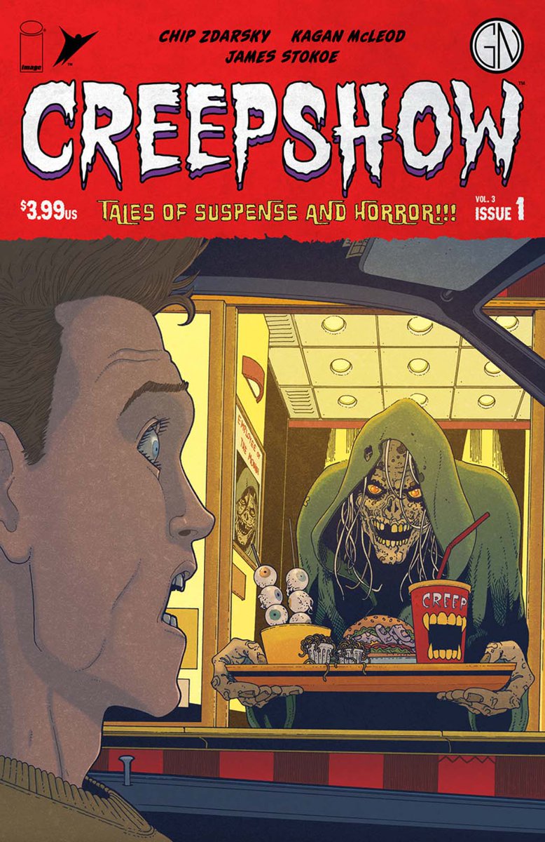 EXCITED to be working on the next CREEPSHOW: skybound.com/announcements/… @Alex_Antone set a high standard for this series & I won't let him down! We already have a murderous first issue from @zdarsky @KaganMcLeod @HeGotGronch @droog811 & SO many more killer creators involved 💀