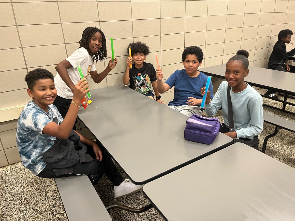 Congratulations to Mr. Corday’s 5th grade class for having the best attendance percentage last weeks with 98% for the week! They celebrated with a popsicle party today! #communityschool #attendancematters #hereforit