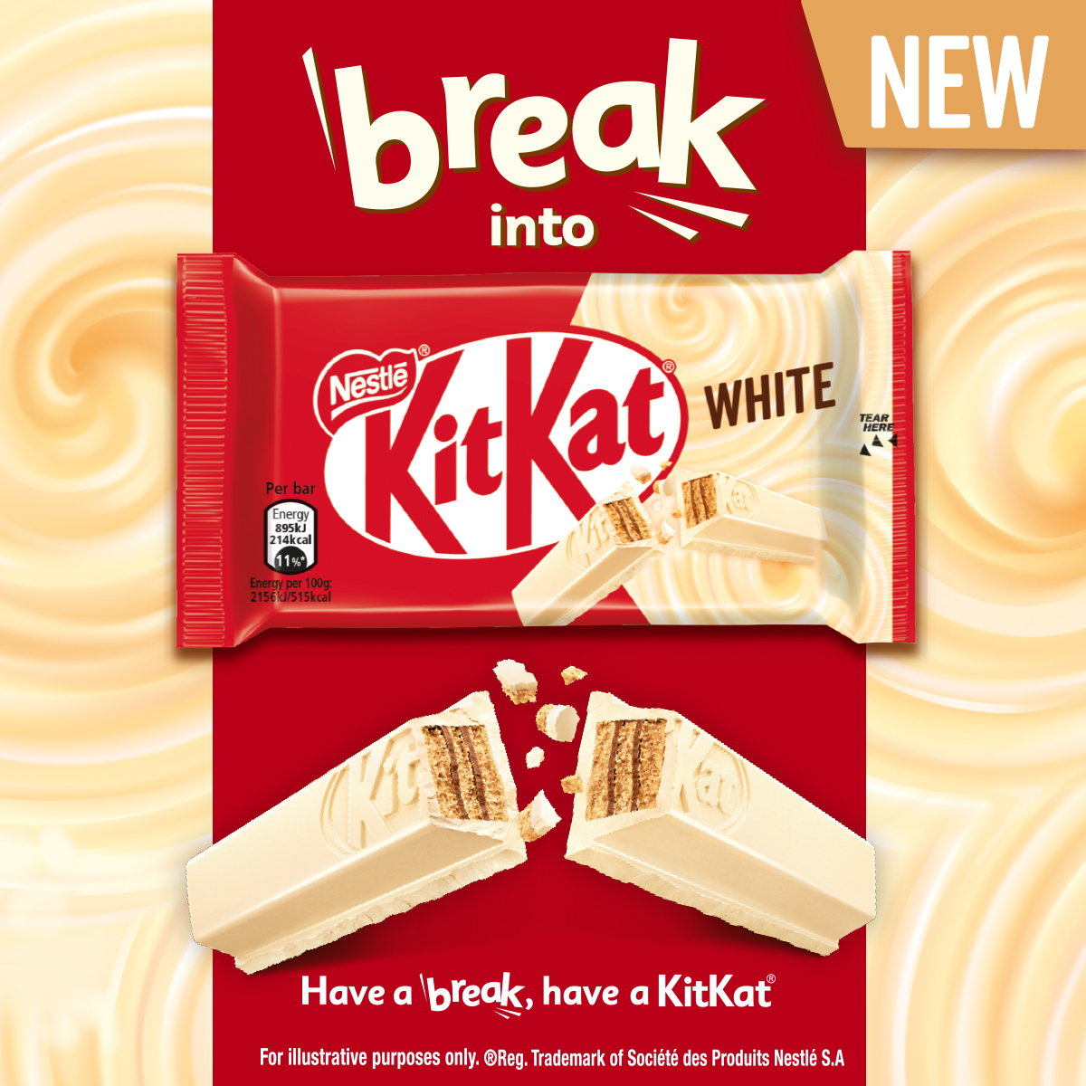 Break into the new KitKat White! Available in stores now! 🍫😍 Find your local store 👉 onestop.co.uk/store-finder/ Subject to availability. Participating stores only. #KitKatBreak