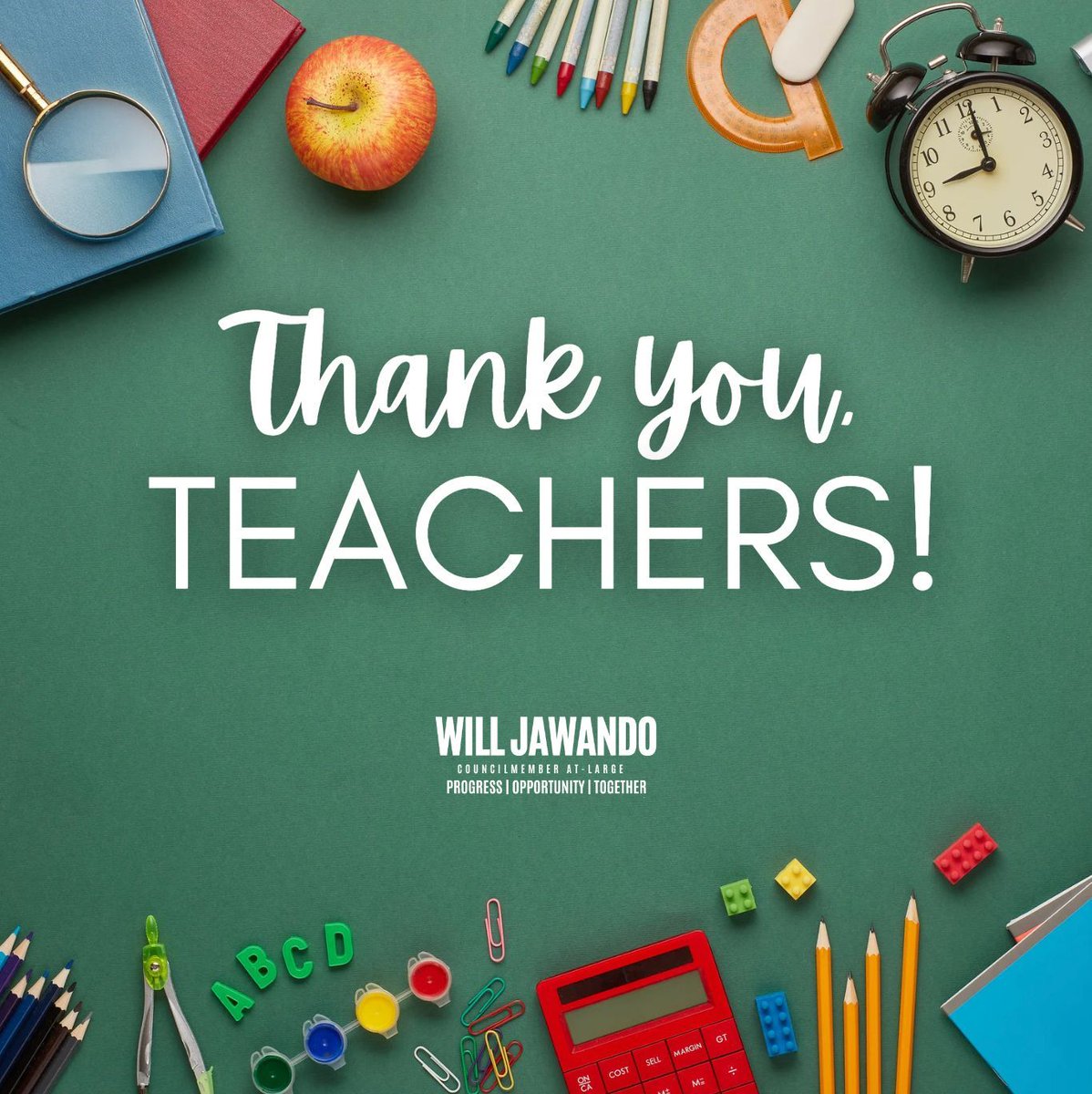 Today is Teachers’ Day. 12,000+ teachers serve our Montgomery County students every day. Thank you to all of our teachers, who are changing lives every day!