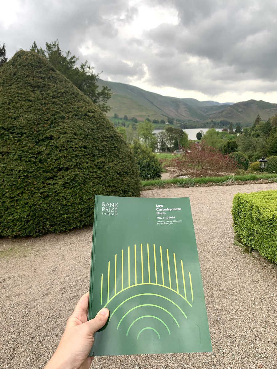 Theresa_May_PhD's tweet photo. Very excited to kicking off three wonderful days at the @rankprize Nutrition Low Carbohydrate Diets Symposium in Ullswater. Beautiful setting to discuss a great topic! 

@theindicostudy @UoW_BRG @worcester_uni @UoWBioSci @WorcesterDS https://t.co/xEGbvpdmAj