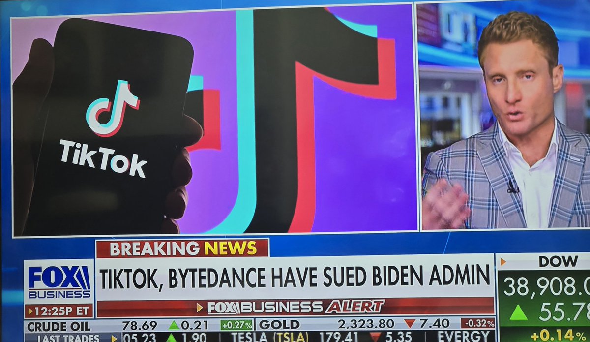 TikTok Bytedance sued the Biden Administration citing violation of First Amendment.