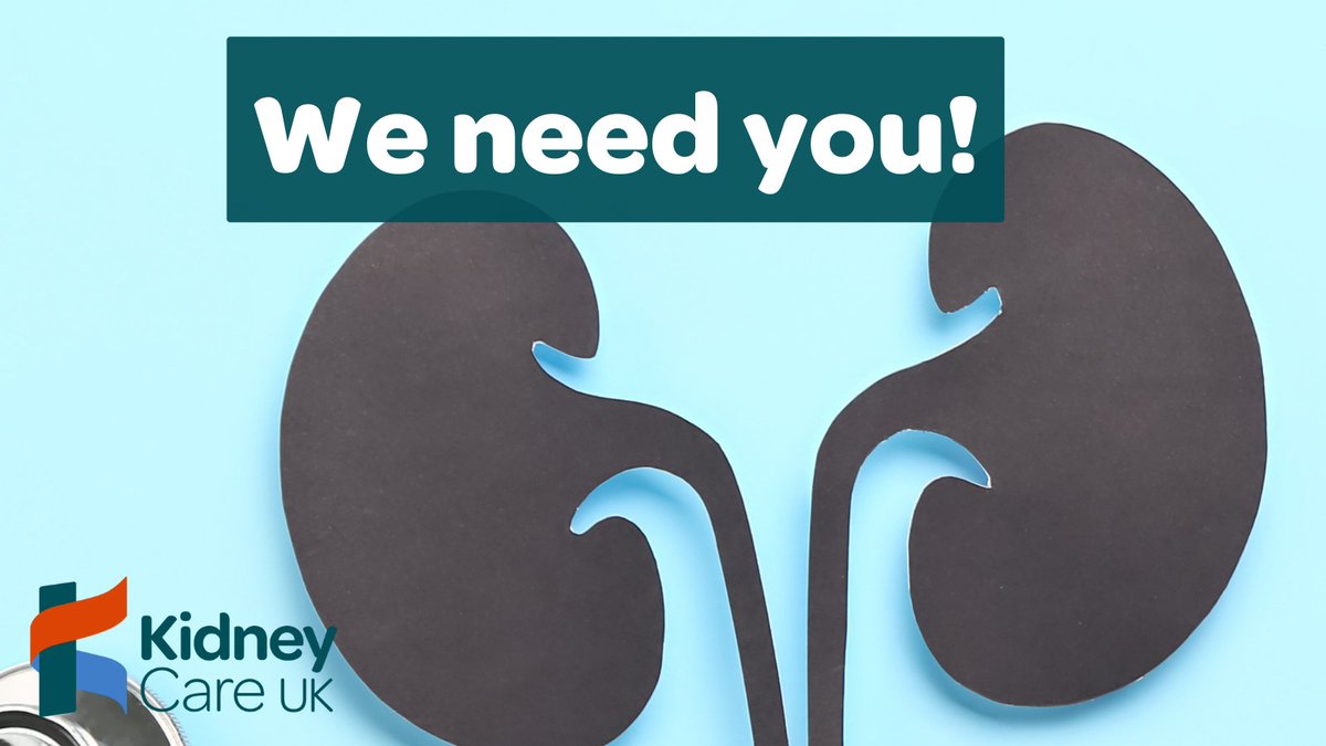 Whether you are hoping for a transplant, are on the waiting list or are living with a kidney transplant, we want to hear about your experiences so that we can use them to help improve the transplant system for others: surveymonkey.com/r/7KPL6DP