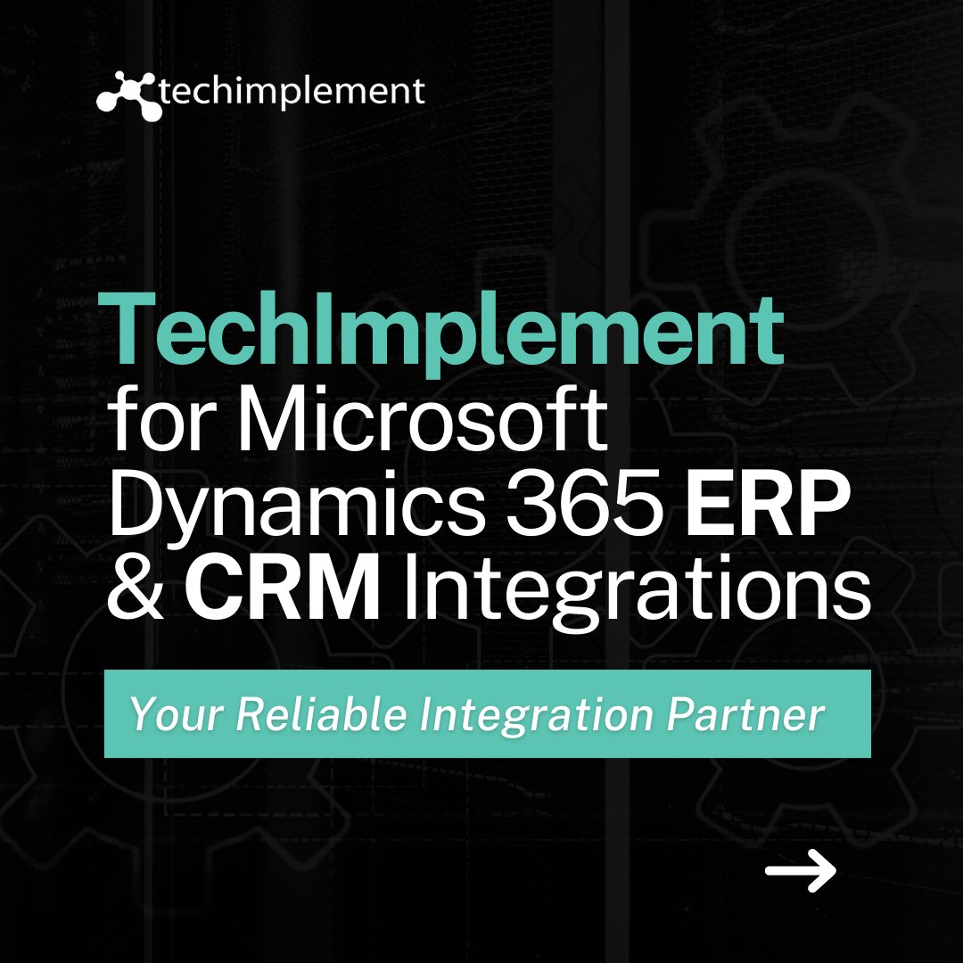 TechImplement's tweet image. Tech Implement is your trusted integration partner! Our solutions ensure smooth data sync, automated workflows, and aligned sales processes, boosting efficiency.
Scan the QR code or contact us to revolutionize your Dynamics 365 journey!
#TechImplement #Dynamics365