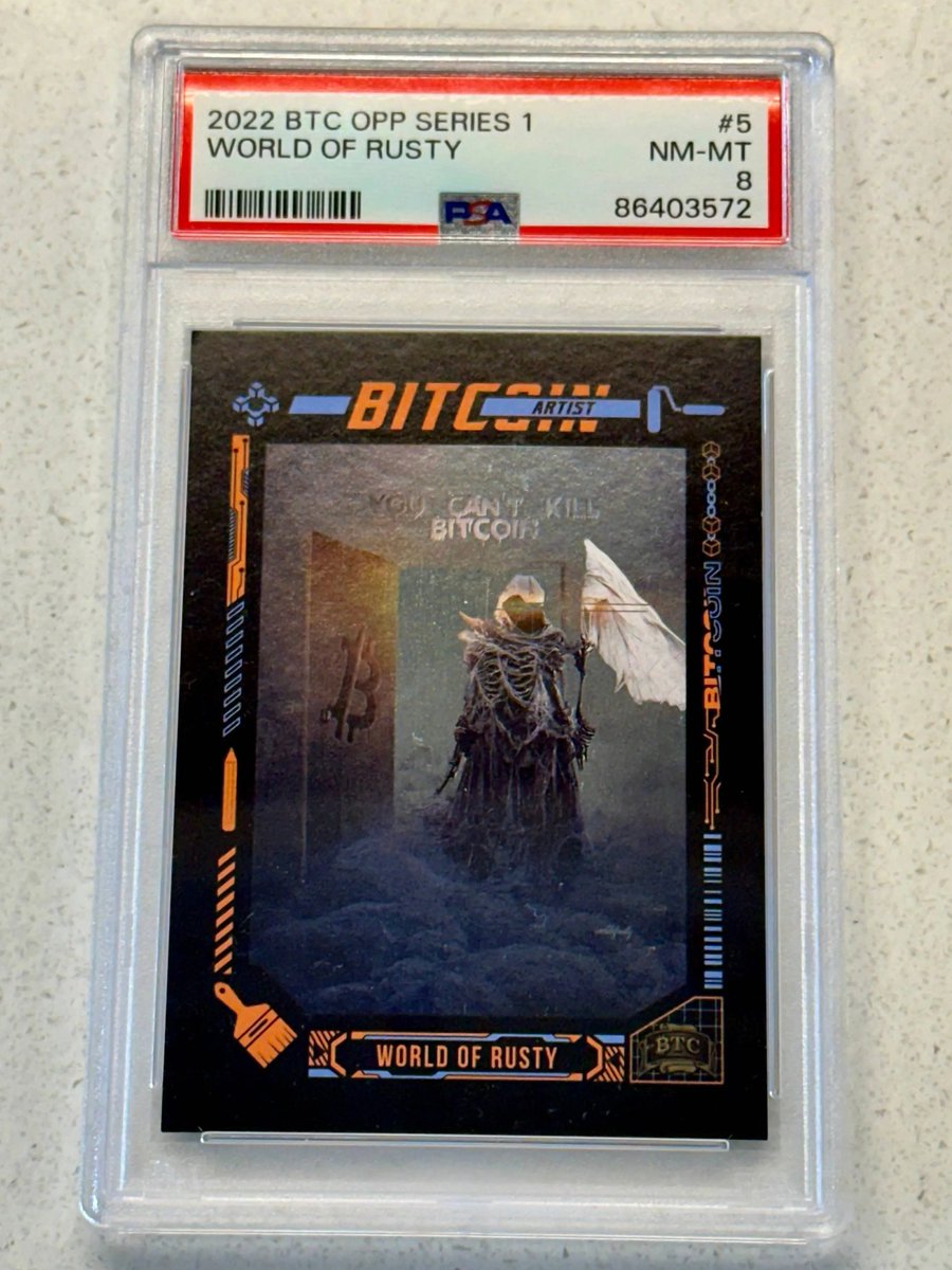 𝗣𝗦𝗔 𝟴 𝗦𝟭 @WorldofRusty 𝘧𝘳𝘰𝘮 @btc_cards No Reserve Drops TODAY 🔗 scarce.city/auctions/psa-8…
