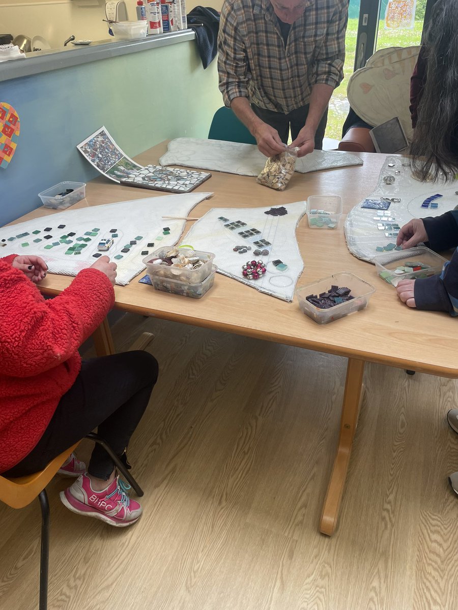 Amazing start to our second session with Rob with <a href="/artscare/">Arts Care Gofal Celf</a> . We have made a speedy start. It was a relaxing session and enjoyed by us all. Big thanks Rob 🌟 👍🏼 🦋