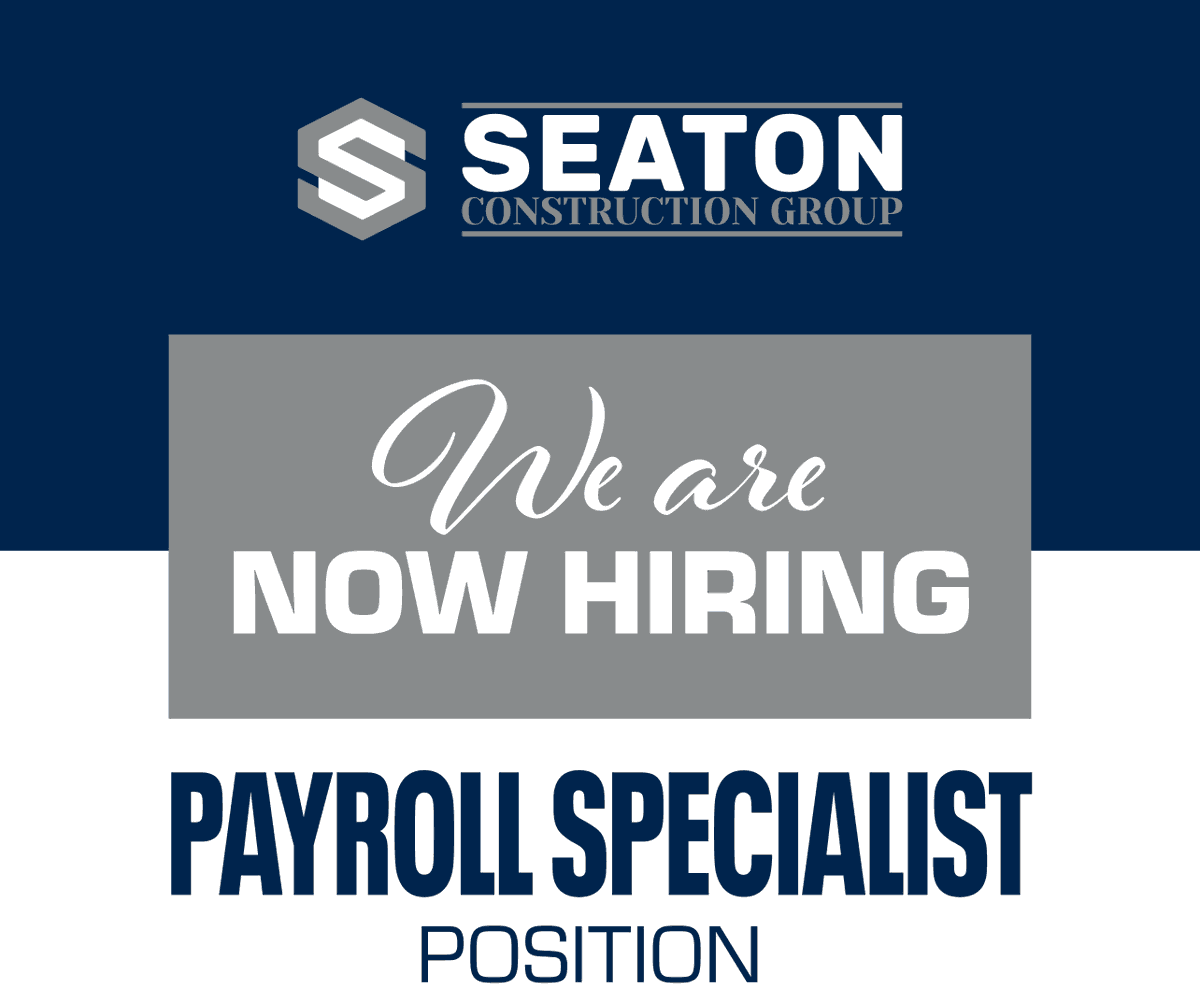 GroupSeaton's tweet photo. Seaton Construction is looking for a 𝘗𝘈𝘠𝘙𝘖𝘓𝘓 𝘚𝘗𝘌𝘊𝘐𝘈𝘓𝘐𝘚𝘛 to join our team! 

Click the link to apply today: https://t.co/4fvCLvWSgk

#SeatonConstructionGroup #joinourteam #applytoday #wichitajobs https://t.co/9xEZO78LCp