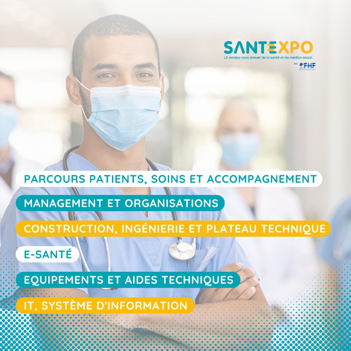 ⏰ Plus que deux semaines avant #SantExpo ! Du 21 au 23 mai, plongez dans un programme riche et varié, couvrant des thématiques clés. Pour réserver votre badge visiteur, c'est par ici ➡️santexpo.com/salon-santexpo/ #Santé #FHF #Innovation #hopital #health #médicosocial #conference