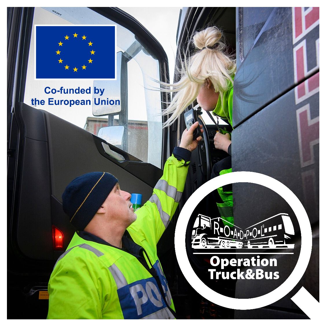 🚔 Though rare, alcohol/drugs offenses of truck/bus drivers are still an issue. Last October we caught 307 drunk, 106 drugged drivers 👮‍♀️ 👮‍♂️Intensified control of heavy goods and passenger commercial vehicles is the task of ROADPOL Truck&Bus Operation 13-19 May #roadsafety #police