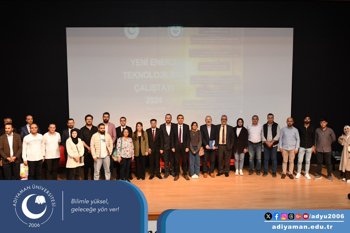 📌Adıyaman Üniversitesi 'Yeni Enerji Çalıştayı 2024'e Ev Sahipliği Yaptı ✨Adıyaman Üniversitesi Mühendislik Fakültesi tarafından “Yeni Enerji Çalıştayı 2024” başlıklı çalıştay düzenlendi. Detaylar📎 l24.im/f73TXk