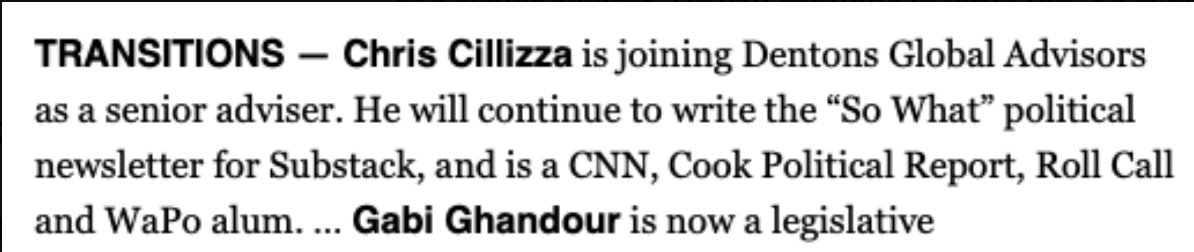CEO: The SEC news is bad CILLIZZA: Call your office! CEO: This IS my office CILLIZZA: Hey-o! CEO, ANGRY: Where’s your memo? CILLIZZA: GIVES CEO MEMO CEO: “16 Women In Congress We Can Blame For This”? CILLIZZA: GRINS CILLIZZALY CEO: You’re fired CILLIZZA: Thanks for reading!
