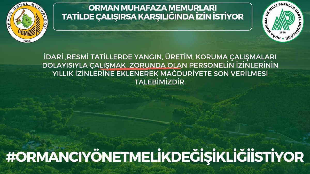 cumalikantar1's tweet photo. #ormancıyönetmelikdegisikligiistiyor @ibrahimyumakli @BekirKARACABEY_ @orman_dernegi @ommbirligi @OGMgovtr @TCTarim https://t.co/L1Updqtl8T