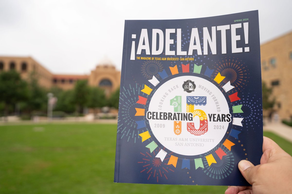 We're excited to dive into the latest issue of Adelante, the official magazine of A&M-San Antonio! 📖🐾 Jaguars, have you gotten your copy yet? Read the 2024 Spring issue of Adelante online: bit.ly/3JR4mGc #TAMUSA #UniversityMagazine