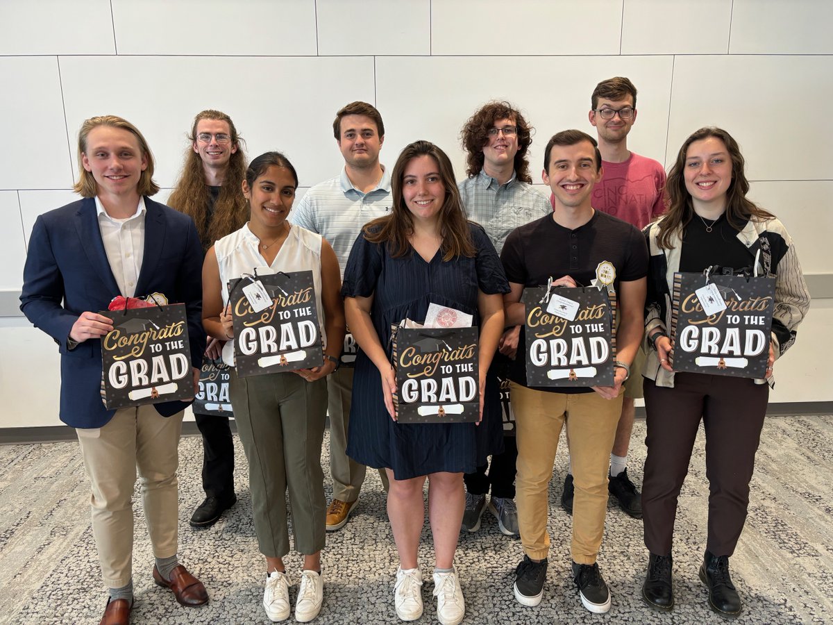 The Physics & Optical Engineering honored its graduating seniors during a luncheon last week. These upcoming alumni will be going off to graduate schools and companies across the U.S. Congratulations & good luck! #rosehulman
