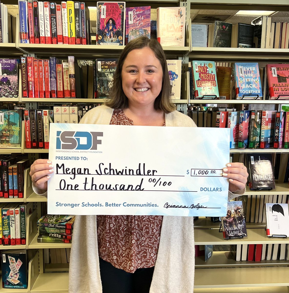 The best way to kick off Teacher Appreciation Week! 💙

Thanks to the ISD Foundation our Book Club will be able to provide each member with six books to keep, annotate, and add to their personal library next school year. 

Thank you for supporting literacy! #isdstrong 📖