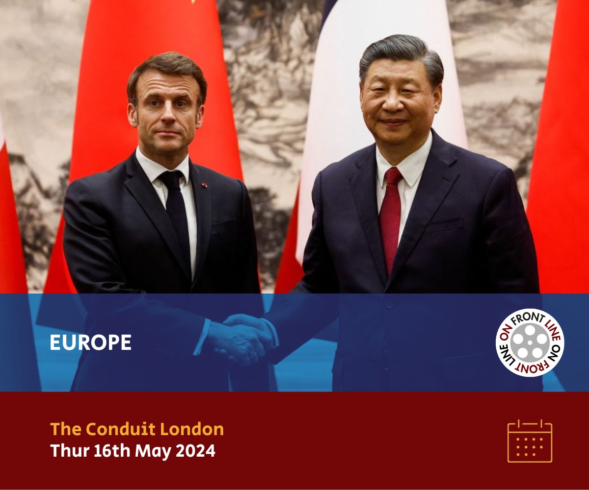 What is Xi Jinping's visit to Europe all about? Join @Mij_Europe @AlbanaKasapi @KimSengupta07 @siwilso May 16 | The Conduit 🎟️events.onfrontline.com/events/onfront…