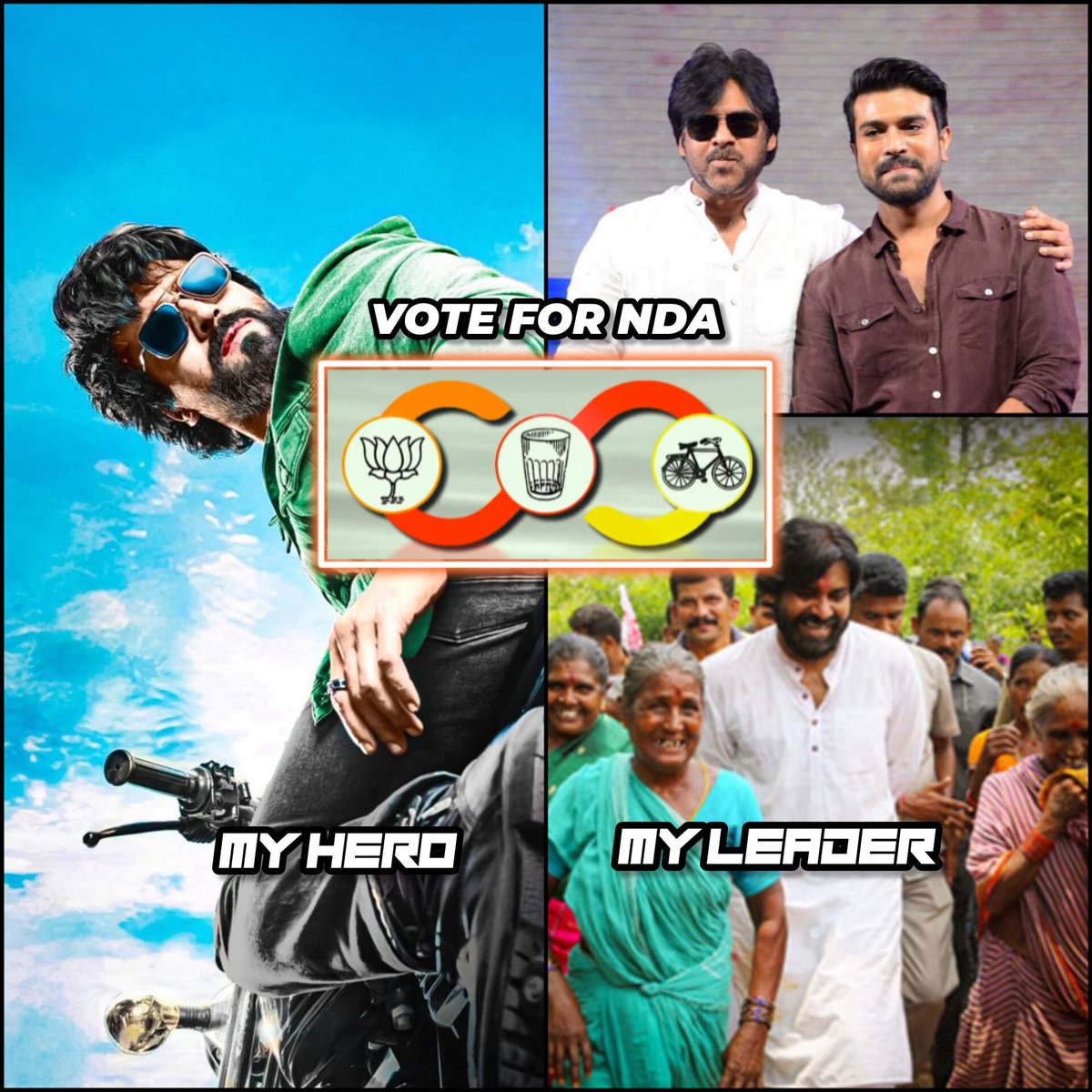 Epic_rtf's tweet photo. For #Ramcharan #Pawankalyan mutuals #RCPK #VoteForNDA ❤️ https://t.co/OzpopDncym