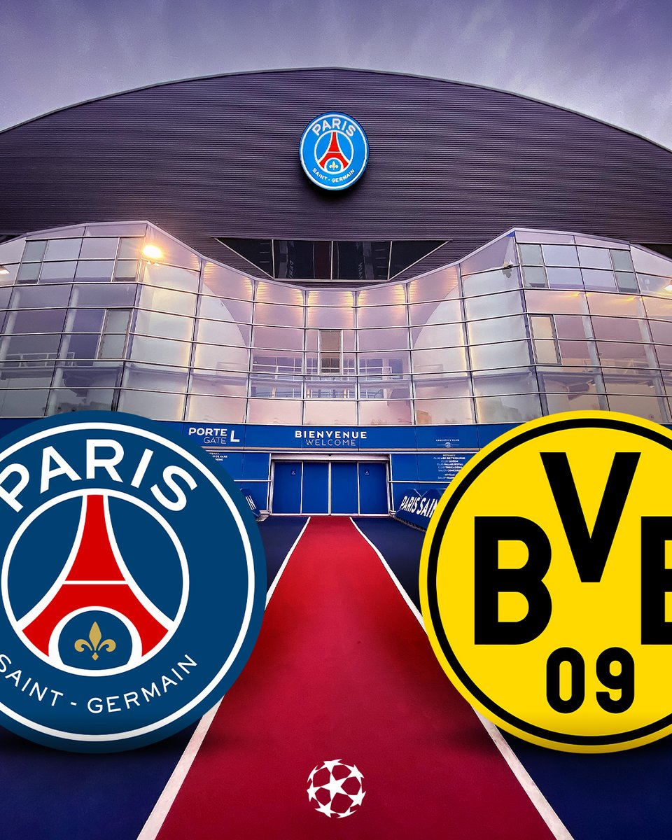 🏆 UEFA Şampiyonlar Ligi'nde ilk finalist belli oluyor 🇫🇷 PSG 🆚 Borussia Dortmund 🇩🇪 📎 İlk maç: 0-1 🏟️ Parc des Princes Stadı ⏰ 22.00 📺 TV 8,5 / Exxen