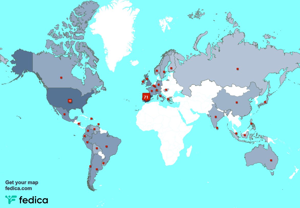 gética (@infogetica) on Twitter photo Tengo 1 nuevos seguidores, desde España durante la última semana fedica.com/!InfoGetica Tengo 1 nuevos seguidores, desde España durante la última semana fedica.com/!InfoGetica