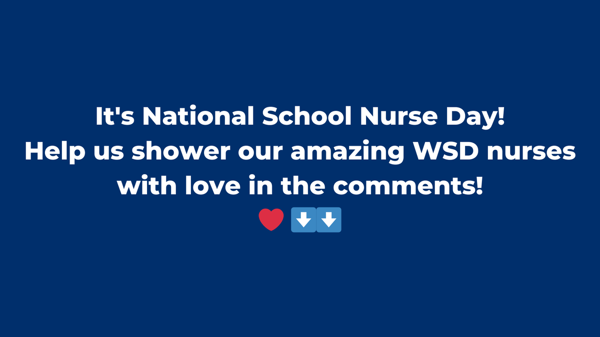 We appreciate everything they do to keep our students healthy and happy! #WeAreWentzville