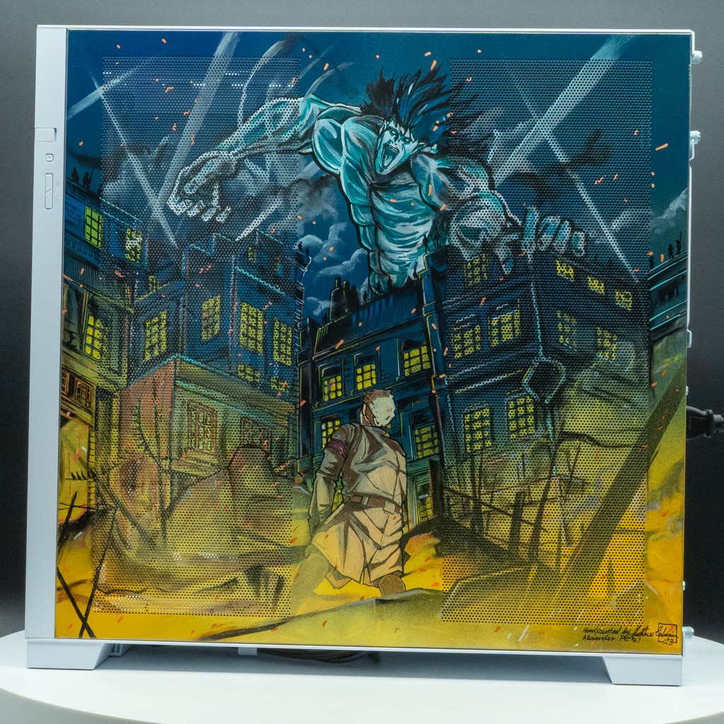 Check out this hand painted Attack on Titan Themed Ready to ship PC! Order today, ships today or tomorrow!

Main Specs:
Intel Core i9-13900KS
Asus ROG STRIX Z790-A GAMING WIFI
Zotac GeForce RTX 4090 OC
Hand painted case by Matthew Colrain,

alexanderpcs.com/products/attac…