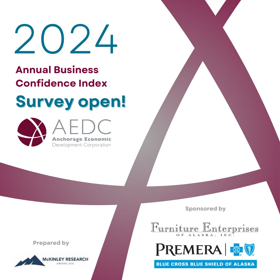 The Business Confidence Index (BCI) is THE pulse of Anchorage's business community, and the 2024 survey is officially live! We'd love to hear your perspective on the state of our city’s economy. 
🔗Take the survey here - loom.ly/jZGPXNs