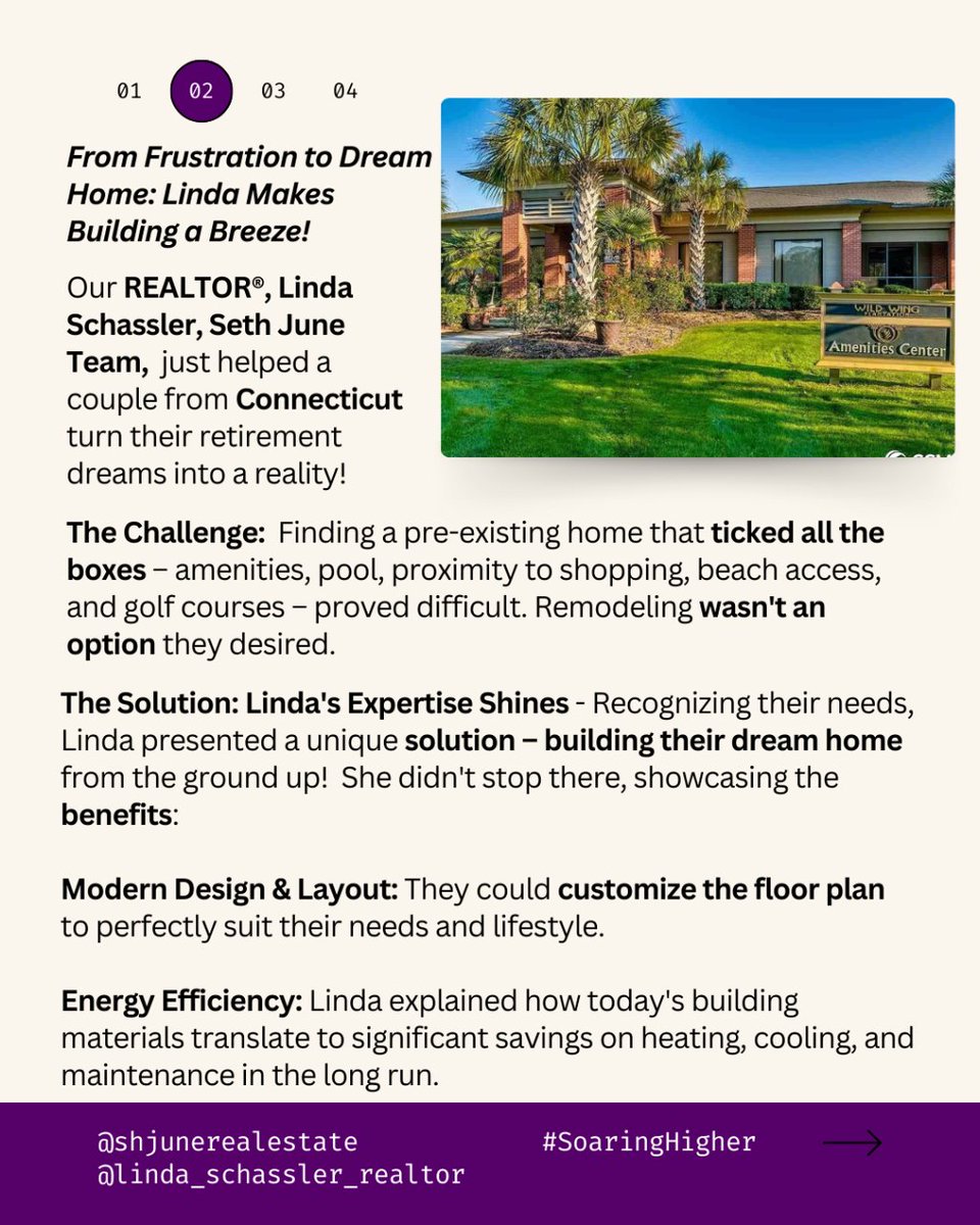 shjunerealty's tweet photo. From Frustrated to Dream Home Builders! Linda makes building easy in Carolina Forest. Dream layout, pool & lake view in SC! π‘β¨
π 843.241.8969
π https://t.co/wRVt56dvyO
#MyrtleBeachRealEstate #NewConstruction #relocatetosc https://t.co/VuRxydj5mJ