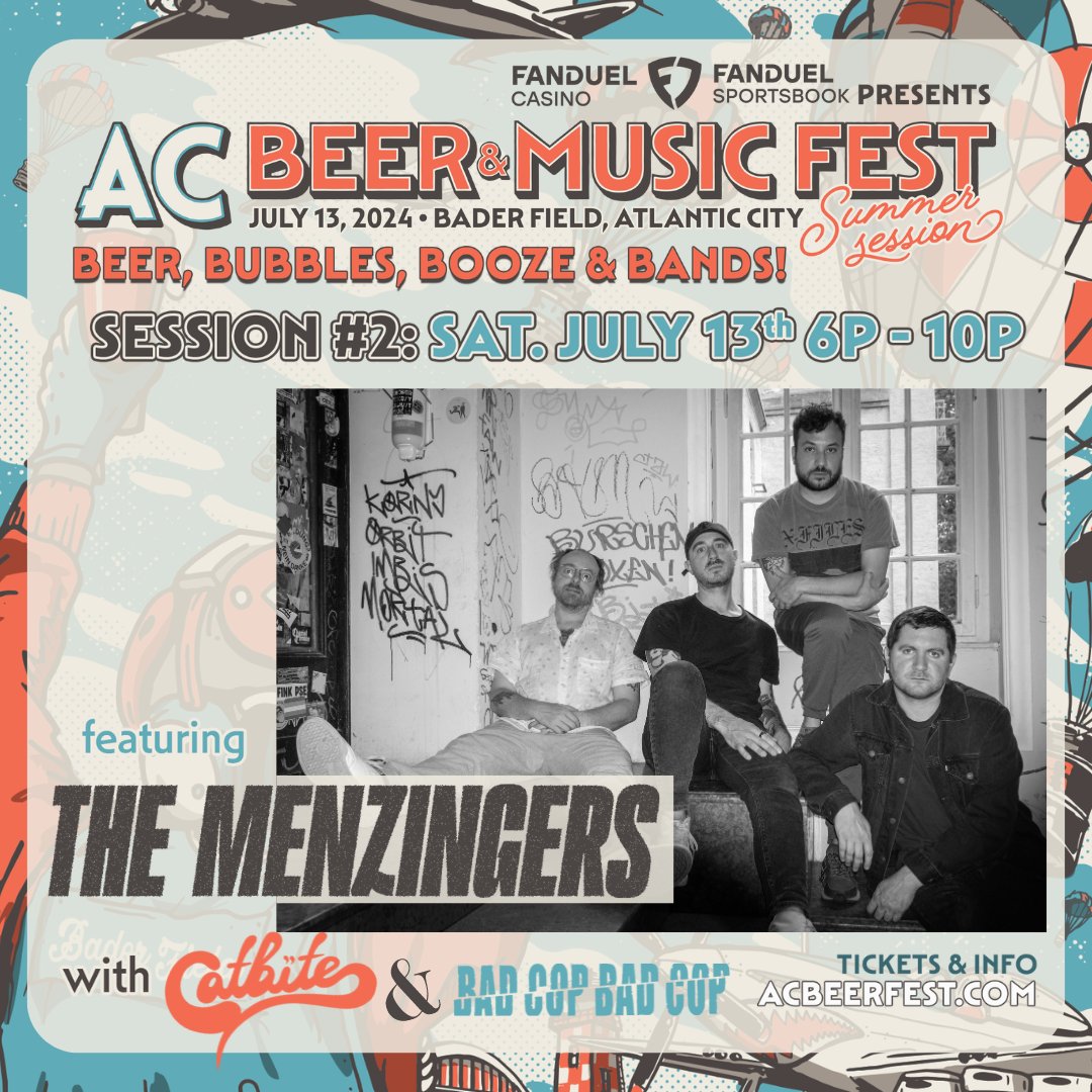 New Jersey, we’re playing @ACBeerFest on July 13th.