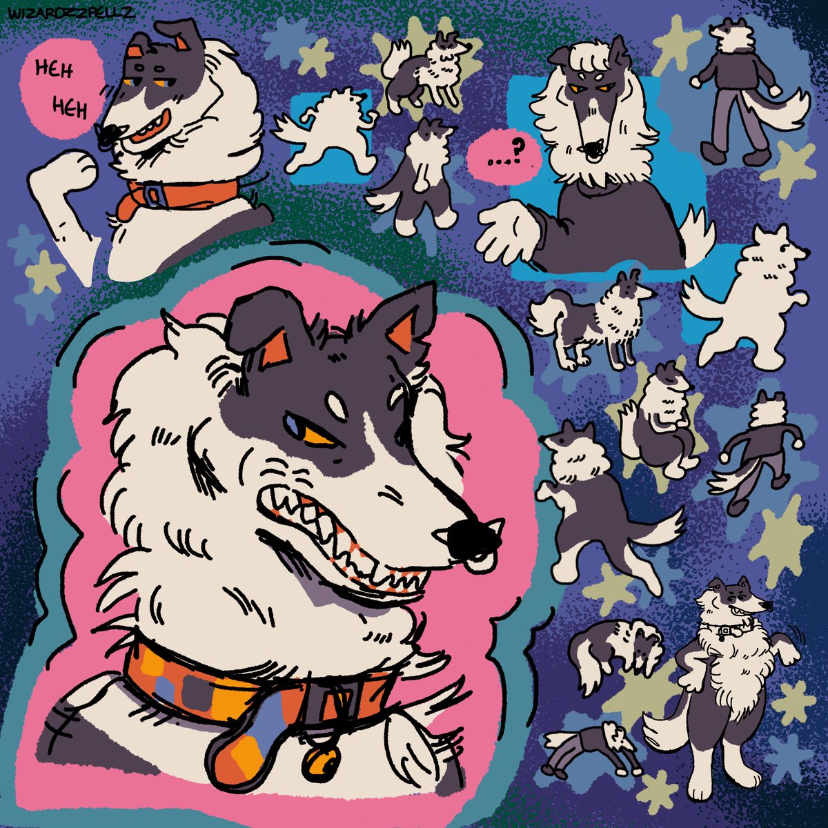 Fursona Collage Commission for @kr00bs !! Thanks so much <3