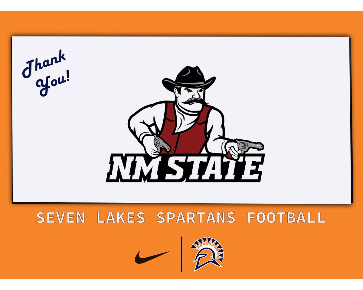 Thank you @NMStateFootball for stopping by and recruiting our athletes!
