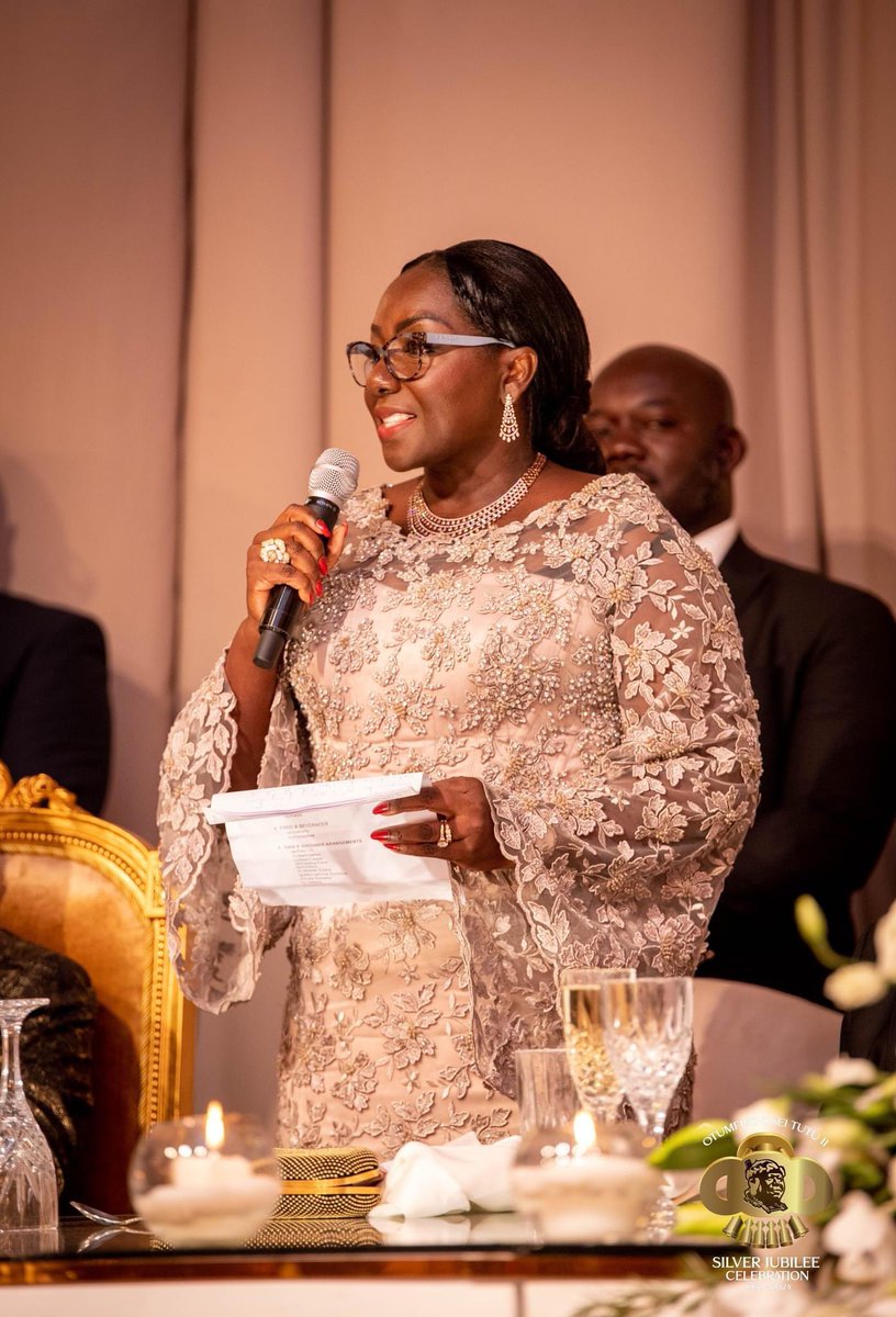 Lady Julia Speaks!

'I met Otumfuo 22 years ago when I was in charge of legal affairs at Ecobank. Ecobank was inaugurating a branch in Kumasi and Otumfuo was in attendance. I was asked by my managing director to give a vote of thanks.
