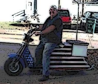 @DennisVogler5 My last ride before it was a real classic, restorodded 1952 Cushman Roadking scooter. I lost the good pic.