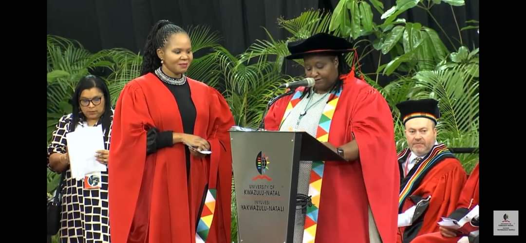 Wow - congrats Dr Angel Dlamini Motsamai  💕❤️😊 #UKZNGRAD2024