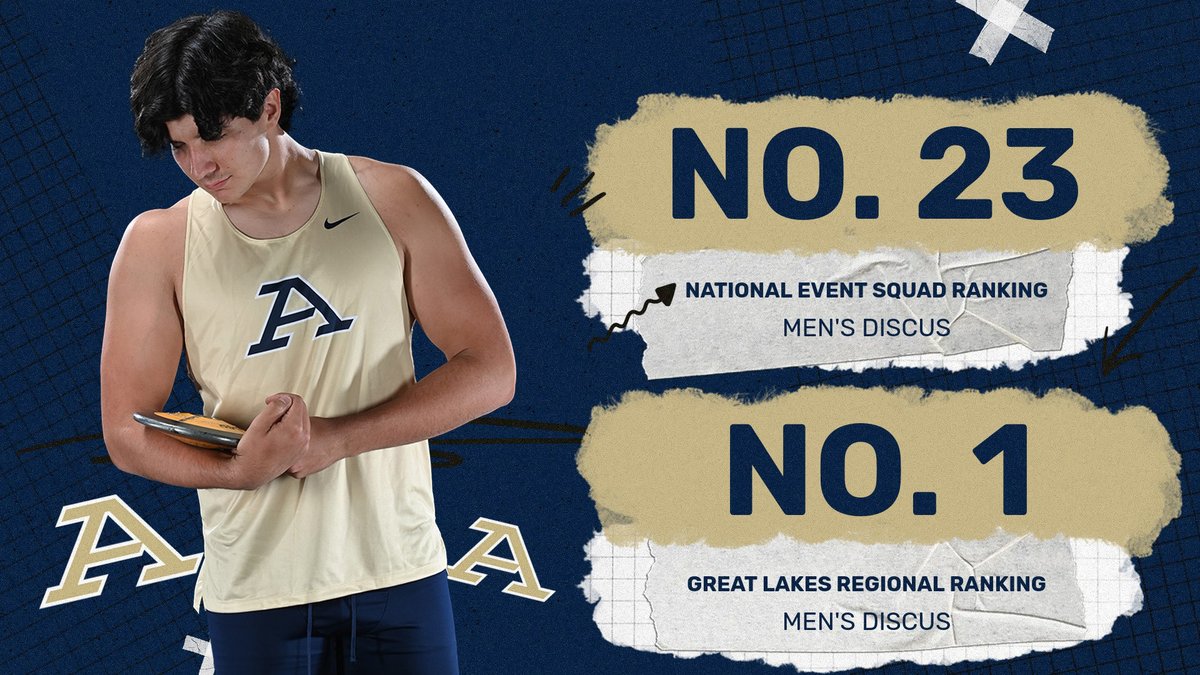 👏 @ZipsTFCC men's discus unit ranks No. 23 nationally in the latest @USTFCCCA Event Squad rankings. The Zips are also the top-rated squad in the Great Lakes Region! #GoZips | @ZipsTFCC 🦘