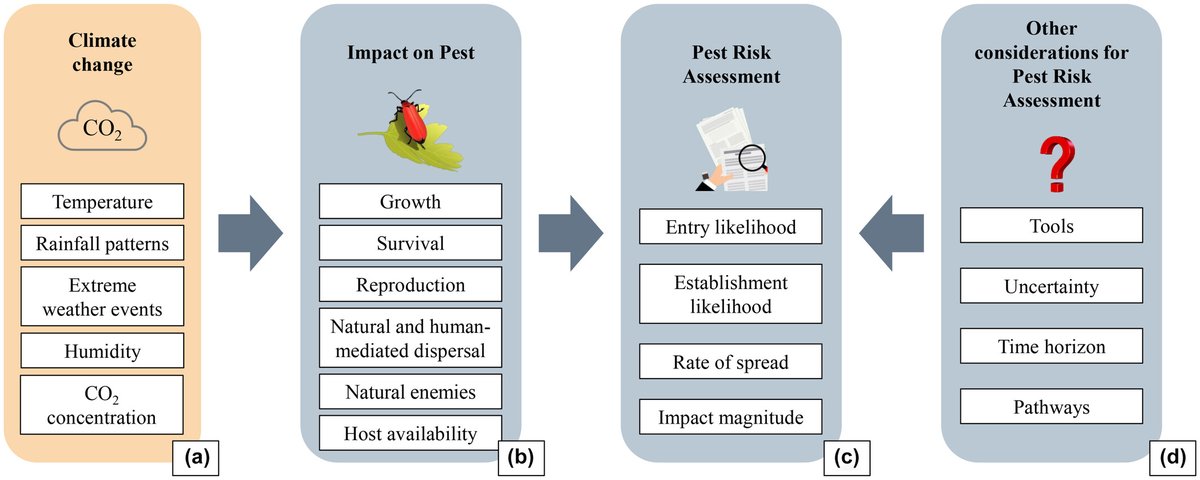 The paper from Rosace et al. 'Including climate change in pest risk assessment: Current practices and perspectives for future implementation' is now Open Access in the EPPO Bulletin. It provides detailed guidance for those considering this new challenge. 
onlinelibrary.wiley.com/doi/epdf/10.11…