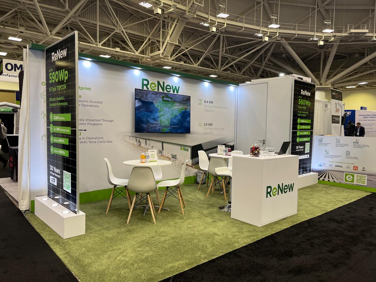 We are ready to power America’s solar needs with our 6.4 GW module manufacturing capacity. Explore the future of energy—visit us at booth no. 3141 in the Minneapolis Convention Center! Know more: bit.ly/3JORmkr #ReNewTheFuture @USCleanPower