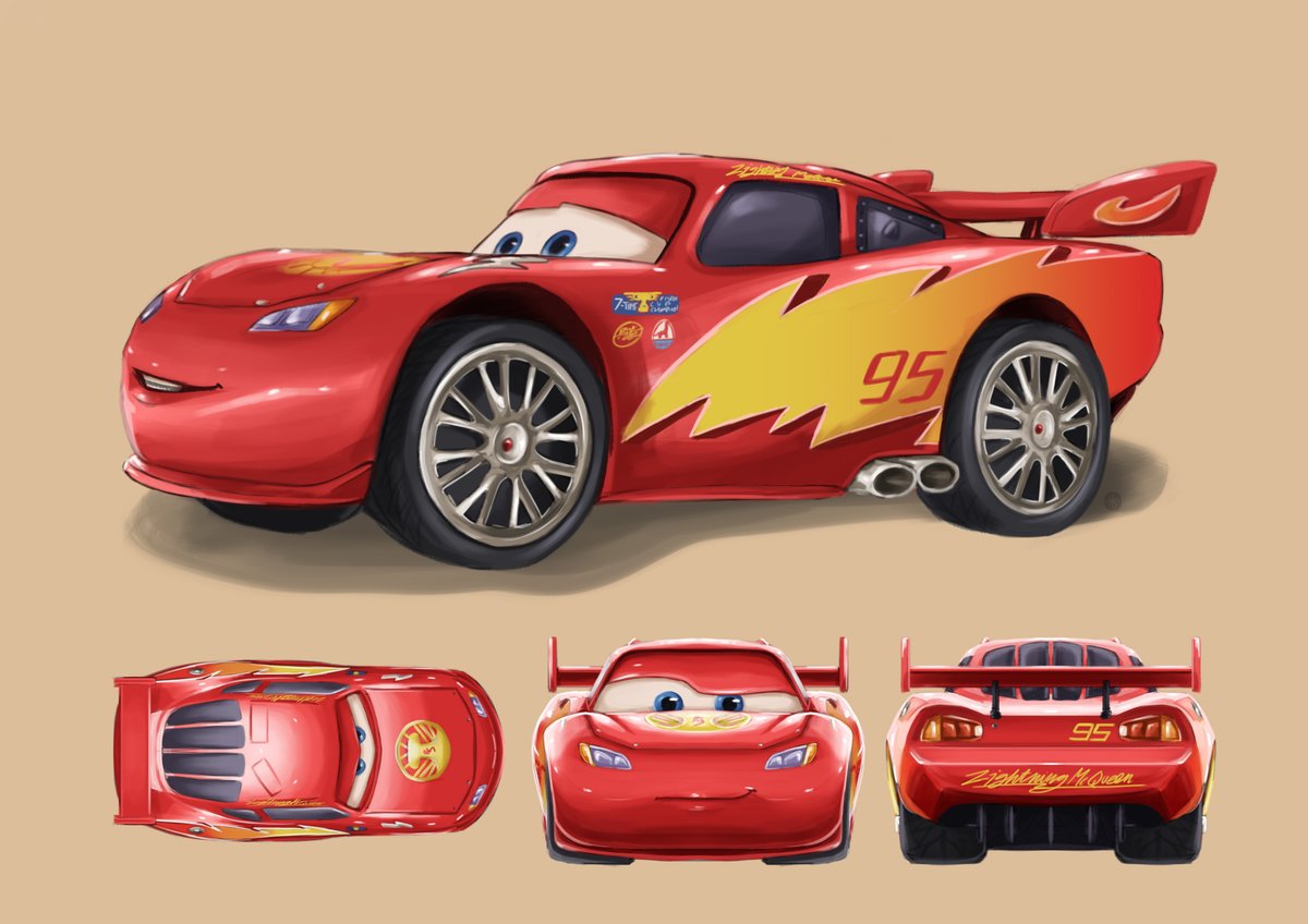 One day I woke up and decided to make my own version of #lightningmcqueen ⚡️

#cars #carsfanart #lightningmcqueenfanart #disneycars #digitalart