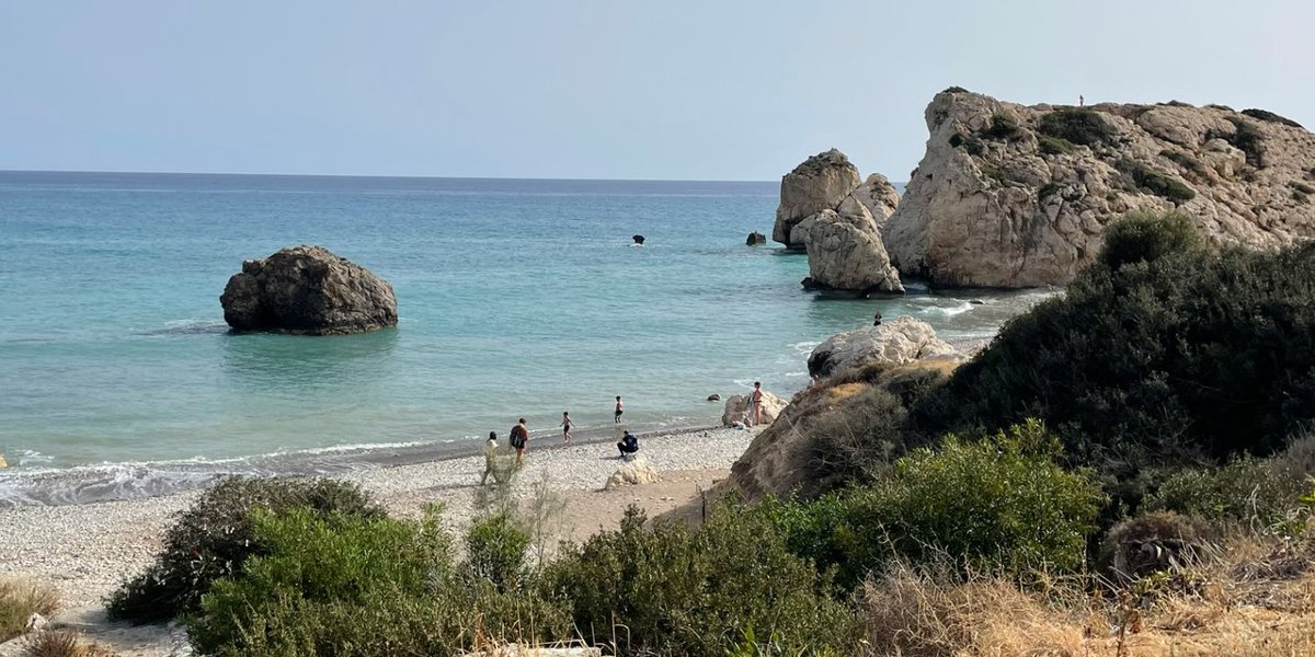 For all you classical scholars: the birth place of Aphrodite. Petra tou Romiou /Πέτρα του Ρωμιού (The Roman Rock), between Episkopi and Paphos