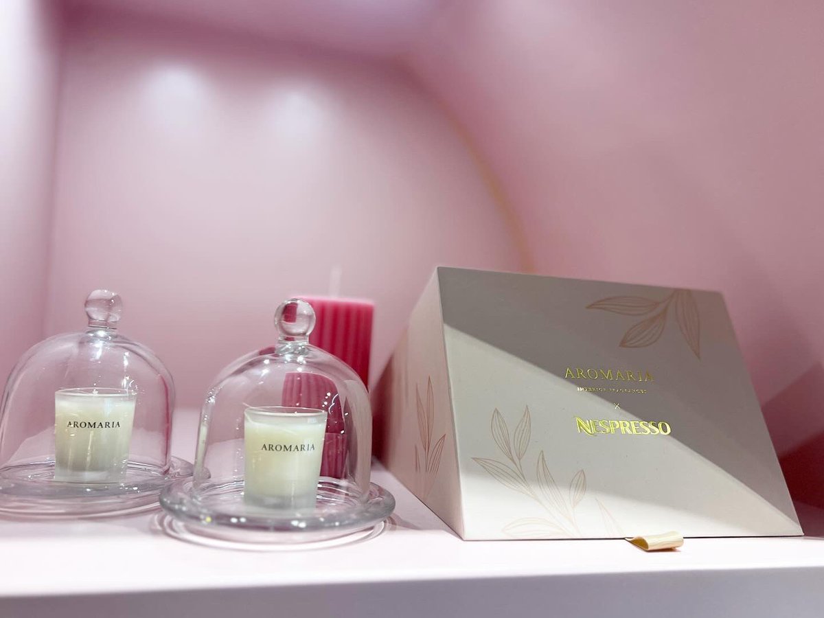 Aromaria_'s tweet photo. This weekend was full of exquisite aromas in the boutiques of @NespressoMX x Aromaria in @palaciohierro.  Relive the best moments with us and don't miss the opportunity to give mom the best aromas this mother’s day. 

#SmellTheHappiness https://t.co/Z6JHEGg5nr