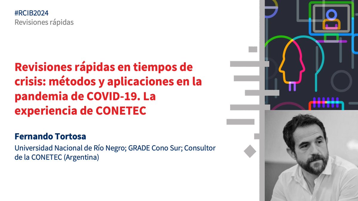 Gran charla de @fernandotortosa sobre el uso de las revisiones rápidas en Argentina durante la pandemia de COVID-19. ¡Gran aporte! #COVID19 #Argentina
Felicitaciones Fernando!