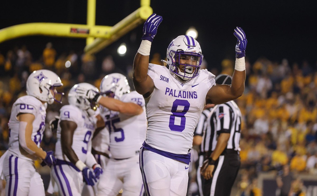 After a great conversation with @CoachKLewDL, I’m grateful to say I have received my SEVENTEENTH Division One offer from @PaladinFootball!!! @jbuttermore2 @GoldenBears_FB
