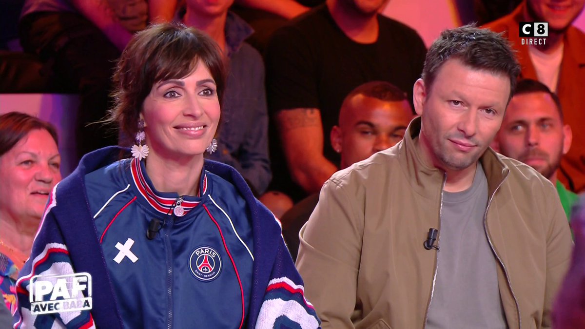 ⚽️🥰 @GraldineMaillet grande supportrice du #PSG ce soir !! #PAFAVECBABA