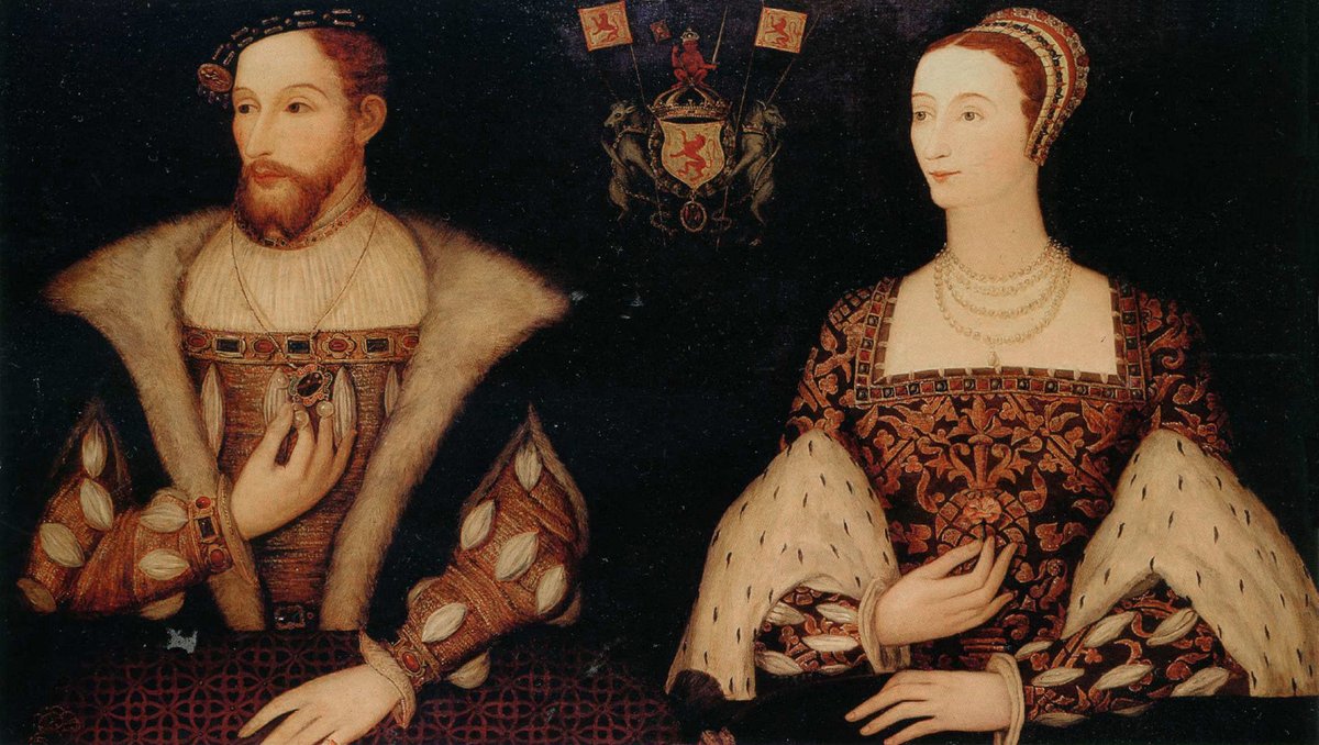 #OTD 9 May 1538 #JamesV of Scotland & #MariedeGuise, both widows were married by proxy, their wedding followed in June Their 2 sons James & Robert tragically died with hours of one another in April 1541 Their 3rd child, born days before James died, would become #MaryQueenofScots