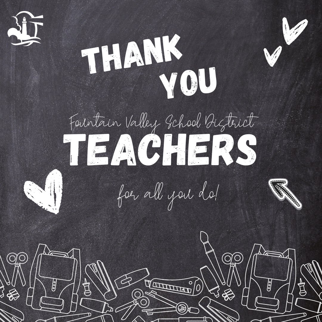 ❤️Happy Teacher Appreciation Day! ❤️A big shoutout to all the incredible teachers out there! Your dedication and passion help shape the future generation. Throughout the day, we'll be highlighting a few of FVSD's great ones!