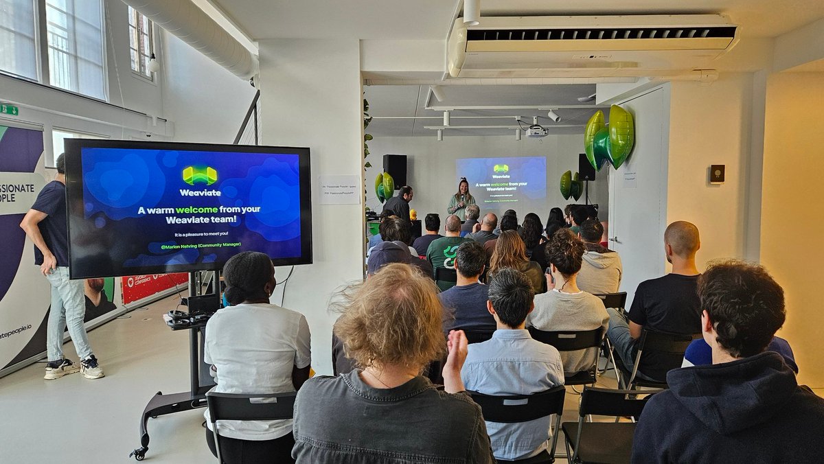 Providing Education for everyone has been the mission since 2014! Today we and @devworld_conf partner proudly with @weaviate_io for a brand new AI meetup. Back to our Community Roots! Since 2014 we've been dedicated in making developer education available to anyone. First up…