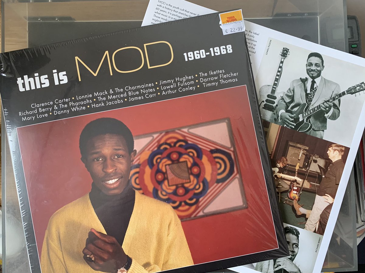 “This Is Mod” takes you to the darkened cellars of Soho, where everyone is dancing to the finest sounds from black America. Soul, R&B, and a touch of jazz…” Groovy new compilation from @AceRecordsLtd and the price- @TowerDublin - is right.
