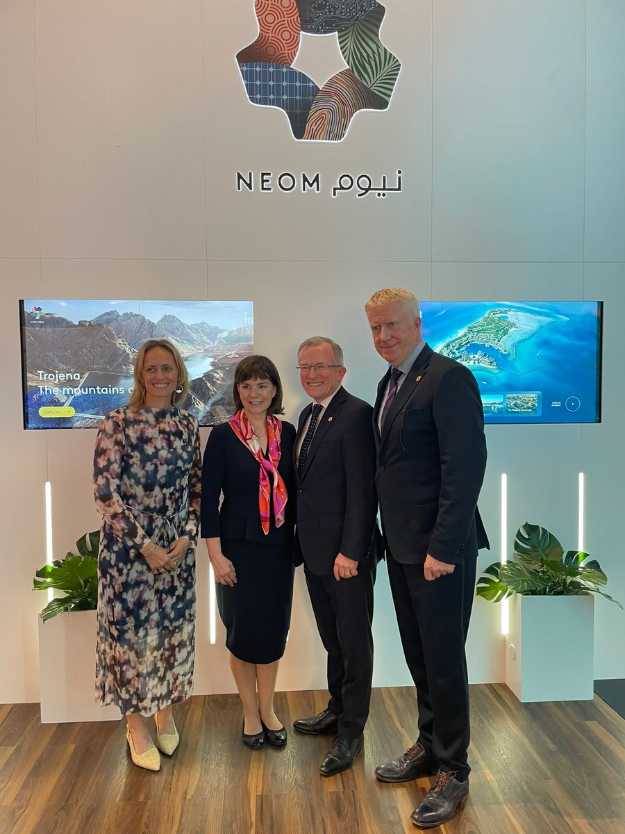 WTTC met with @NEOM's Head of Tourism, Niall Gibbons and his team to discuss one of world's most ambitious tourism projects and their focus on regenerative tourism.

#WTTC #ATMDubai #TravelAndTourism