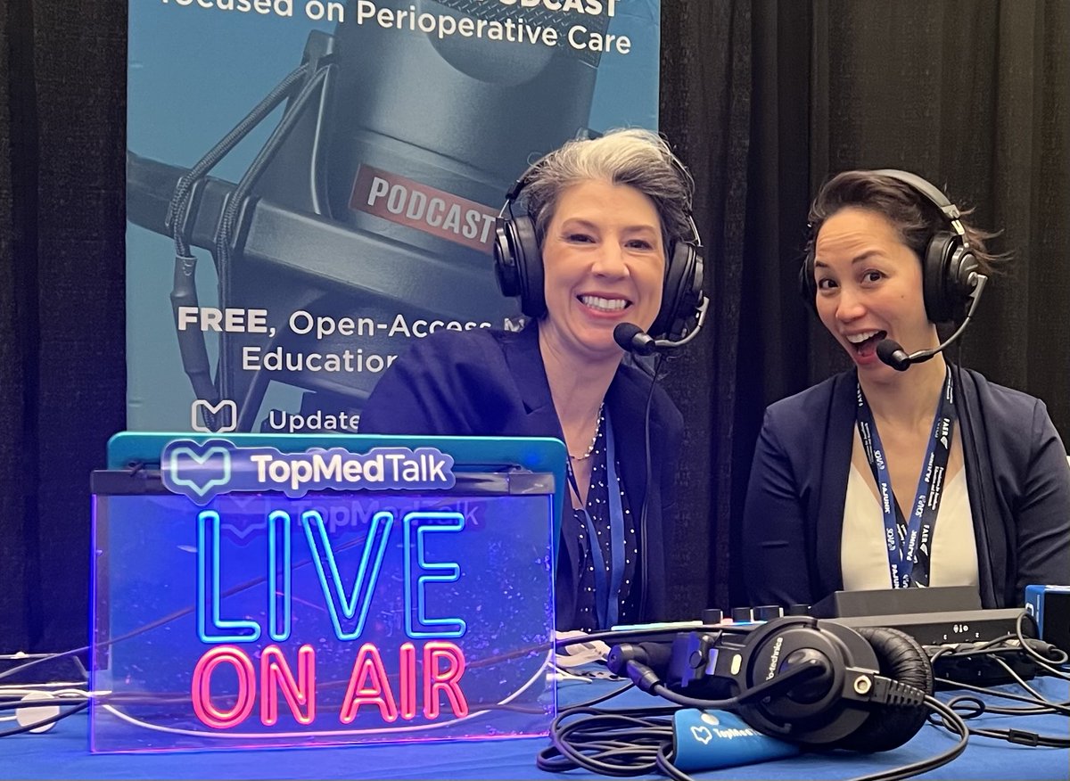 🎧 @LimGrapes was a guest on the @TopMedTalk podcast at the @SOAPhq annual meeting. In this episode, Dr. Lim discusses her #OBanes research, offering a glimpse into the forefront of innovation shaping maternal healthcare. 👉 Listen to the episode: topmedtalk.libsyn.com/obstetric-anae…