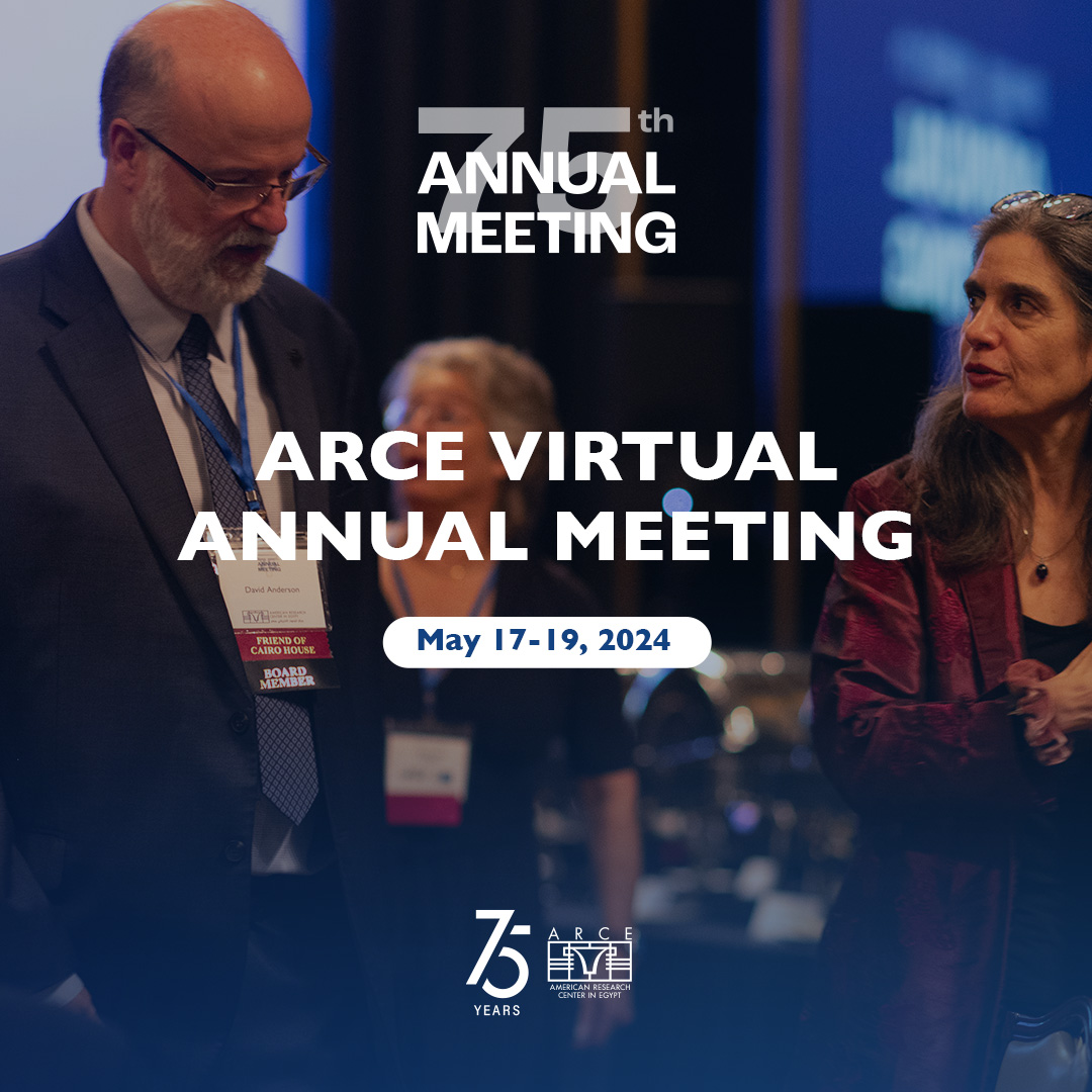 The virtual schedule is up on the website as well as the abstract booklet. Register and learn more via this link: bit.ly/4bpqqTY #VAM #ARCE75 #ARCEVirtualAnnualMeeting #ARCEVAM24 #Register #ARCE #Egypt #Egyptology